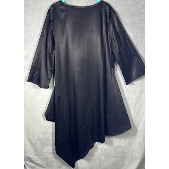 bryn Walker Black Asymmetrical Dress - Picture 3 of 9